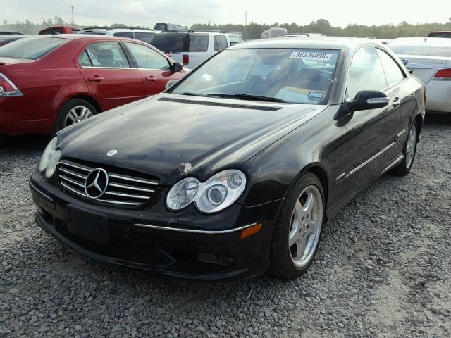 WDBTJ75J54F086654 - 2004 MERCEDES-BENZ CLK 500 BLACK photo 2