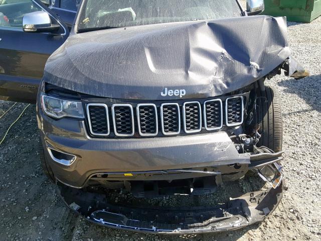 1C4RJEBG2JC275333 - 2018 JEEP GRAND CHER GRAY photo 7