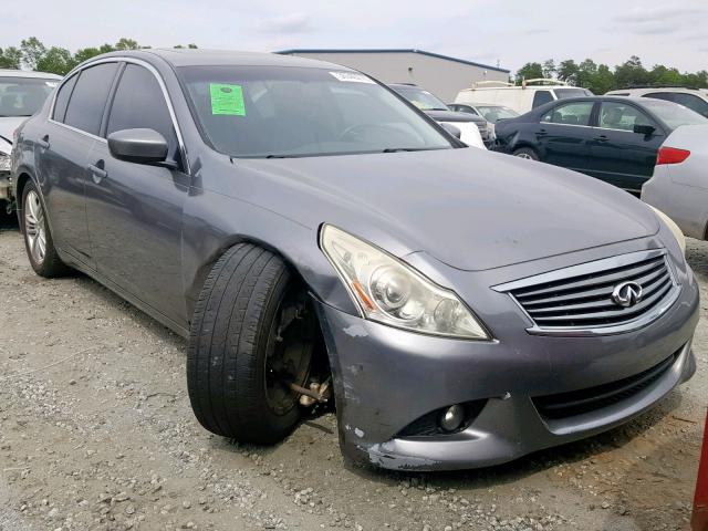 JN1CV6AP8AM400821 - 2010 INFINITI G37 BASE GRAY photo 1