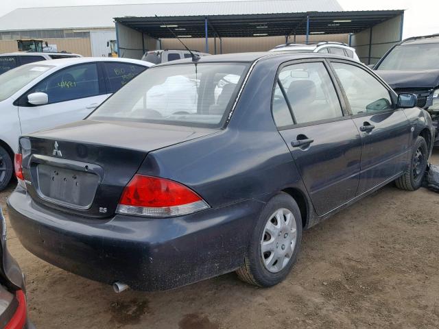 JA3AJ26E84U069399 - 2004 MITSUBISHI LANCER ES GRAY photo 4