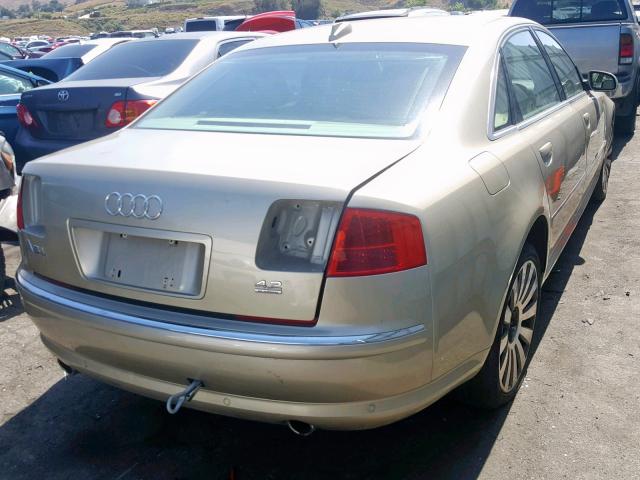 WAUML44E44N015404 - 2004 AUDI A8 L QUATT GOLD photo 4