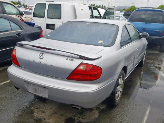 19UYA424X1A008949 - 2001 ACURA 3.2CL GRAY photo 4