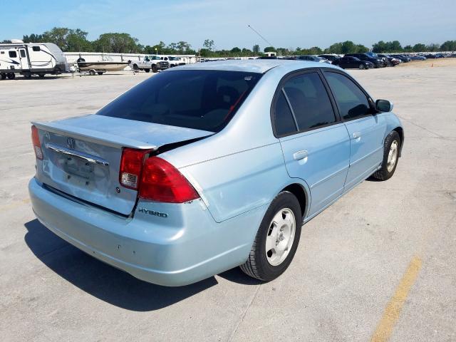 JHMES96683S019130 - 2003 HONDA CIVIC HYBRID  photo 4