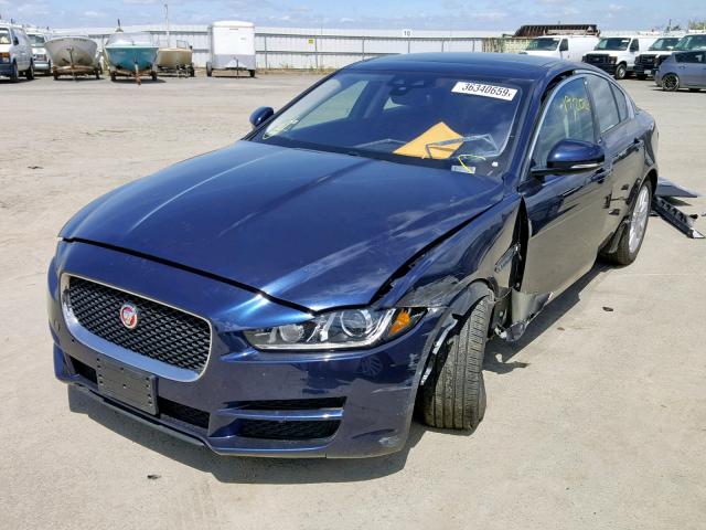 SAJAD4BG4HA975599 - 2017 JAGUAR XE PREMIUM BLUE photo 2