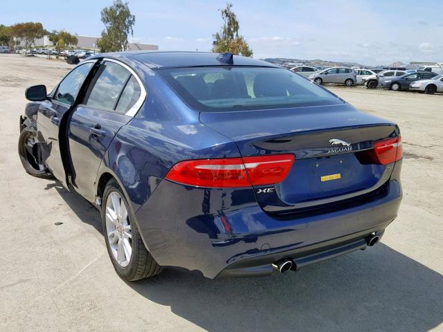 SAJAD4BG4HA975599 - 2017 JAGUAR XE PREMIUM BLUE photo 3