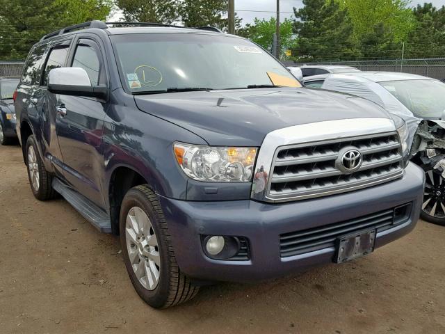 5TDBY67A78S020497 - 2008 TOYOTA SEQUOIA PL GRAY photo 1