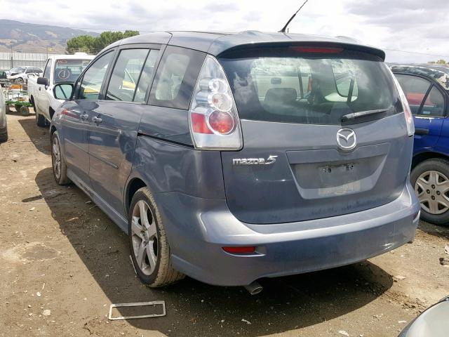 JM1CR29L070160806 - 2007 MAZDA 5 GRAY photo 3