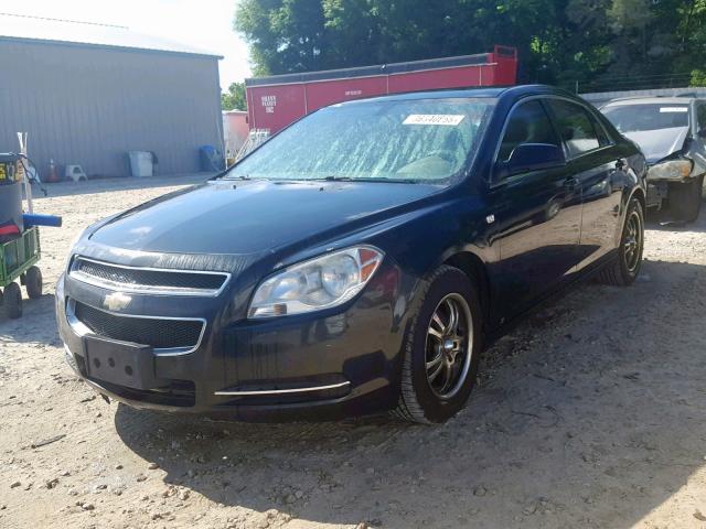 1G1ZG57B28F246024 - 2008 CHEVROLET MALIBU LS BLACK photo 2