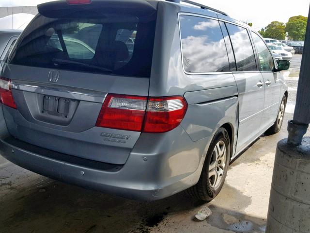 5FNRL38835B119339 - 2005 HONDA ODYSSEY TO SILVER photo 4