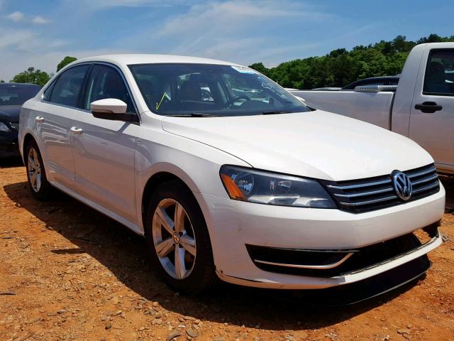 1VWAT7A39EC028301 - 2014 VOLKSWAGEN PASSAT S WHITE photo 1