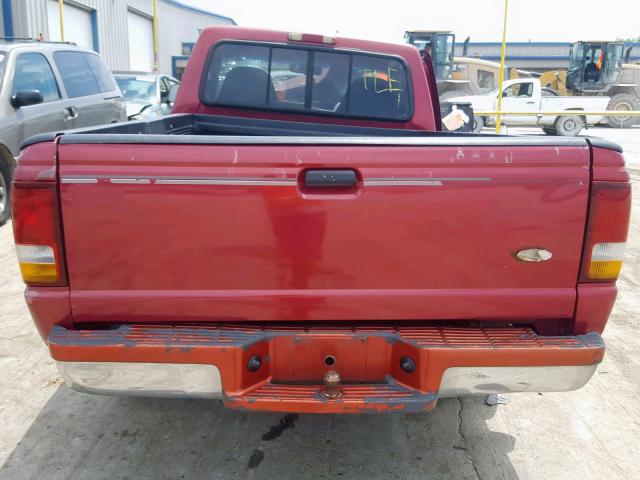 1FTCR10A7PUB99598 - 1993 FORD RANGER RED photo 6