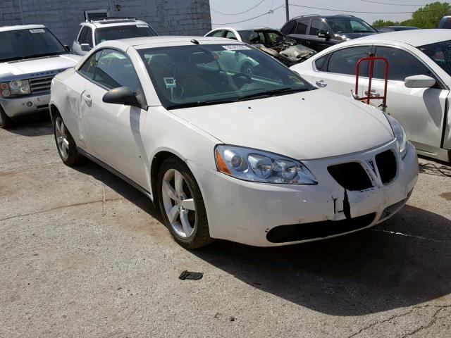 1G2ZH36N284123652 - 2008 PONTIAC G6 GT WHITE photo 1