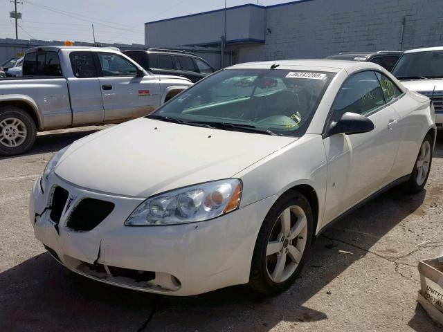 1G2ZH36N284123652 - 2008 PONTIAC G6 GT WHITE photo 2