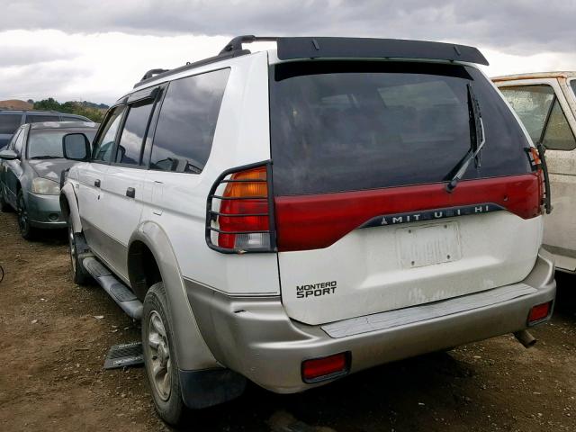 JA4LS31H8XP033952 - 1999 MITSUBISHI MONTERO SP WHITE photo 3