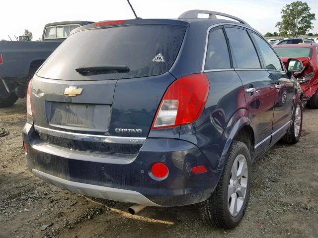 3GNAL4EK6ES672634 - 2014 CHEVROLET CAPTIVA LT BLUE photo 4