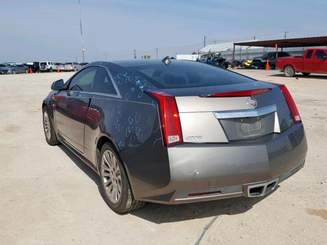 1G6DP1E30C0148369 - 2012 CADILLAC CTS PREMIU BROWN photo 3