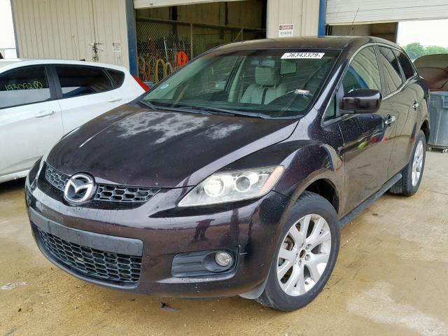 JM3ER29L170149815 - 2007 MAZDA CX-7 MAROON photo 2