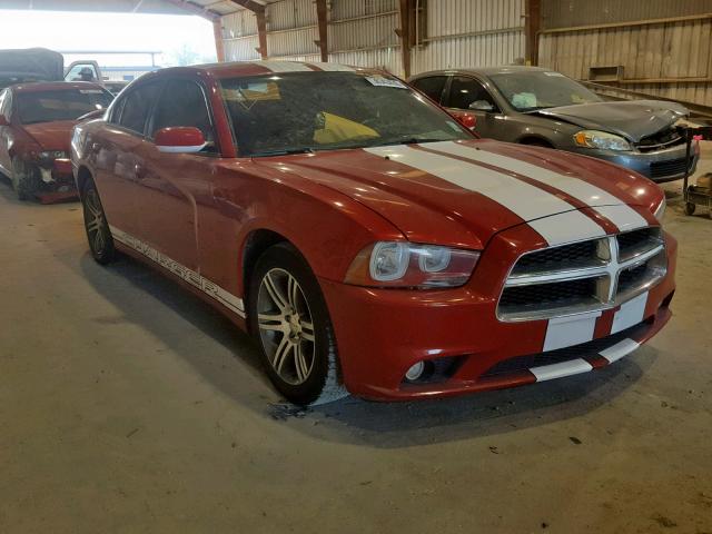 2C3CDXHG2CH244863 - 2012 DODGE CHARGER SX RED photo 1