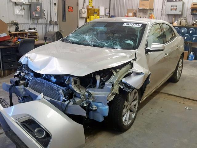 1G11E5SA3GF103051 - 2016 CHEVROLET MALIBU LIM 金色 照片 2