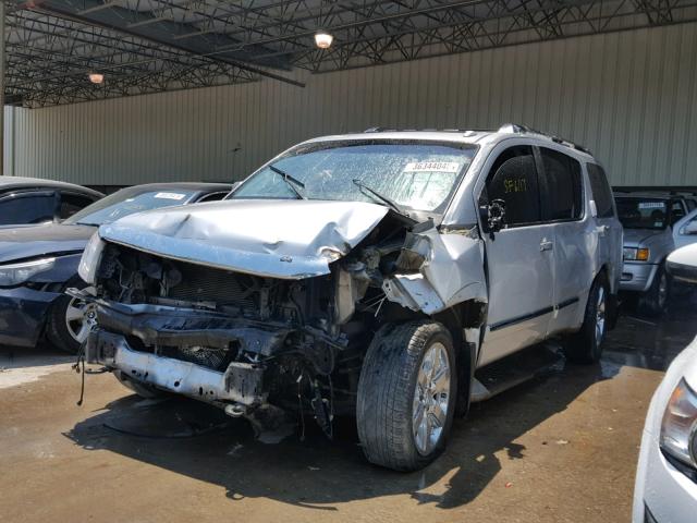 5N1BA0NF8BN604254 - 2011 NISSAN ARMADA PLA SILVER photo 2