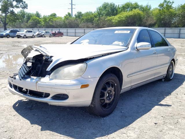 WDBNG70J33A329775 - 2003 MERCEDES-BENZ S 430 SILVER photo 2