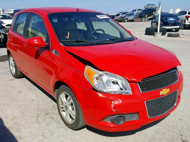 KL1TD6DE5BB145687 - 2011 CHEVROLET AVEO LS RED photo 1