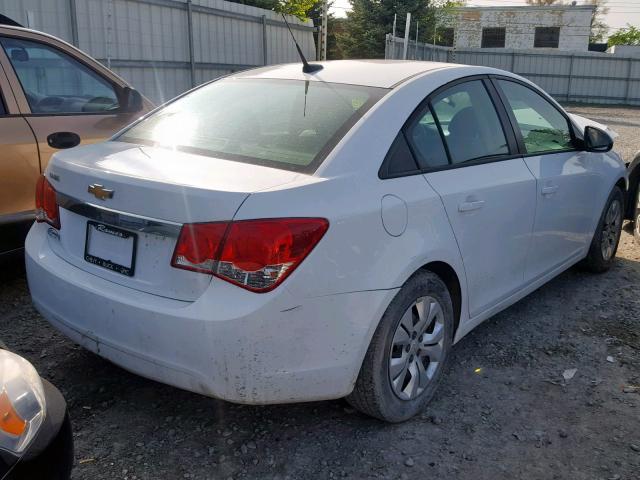 1G1PA5SG2E7229970 - 2014 CHEVROLET CRUZE LS WHITE photo 4