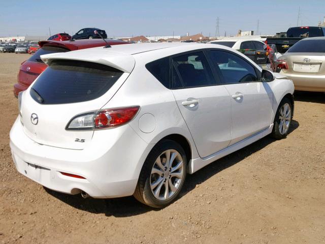 JM1BL1K55B1427041 - 2011 MAZDA 3 S WHITE photo 4