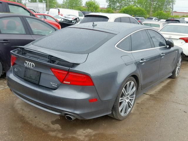 WAU2GAFC2CN036580 - 2012 AUDI A7 PRESTIG GRAY photo 4