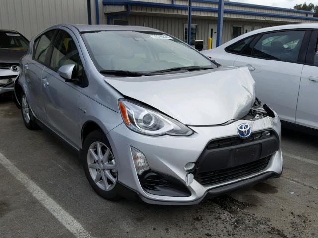 JTDKDTB32H1593596 - 2017 TOYOTA PRIUS C SILVER photo 1