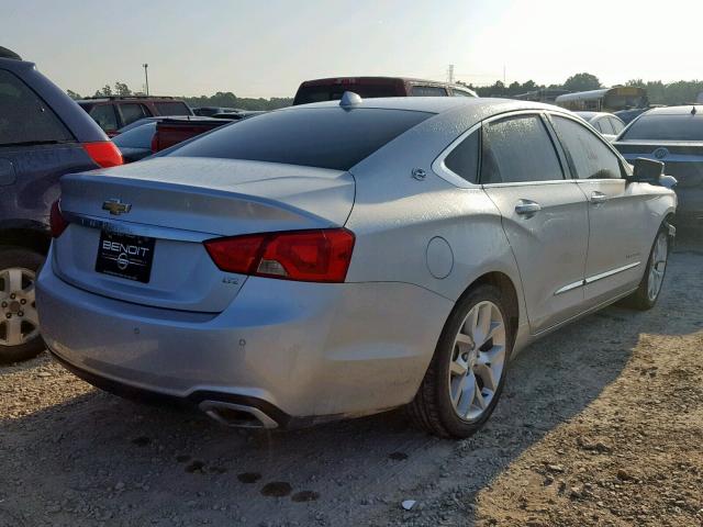 1G1155S37EU109929 - 2014 CHEVROLET IMPALA LTZ SILVER photo 4