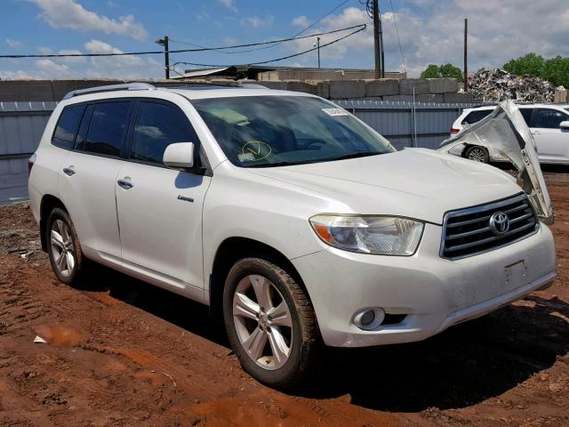 JTEES42A682031441 - 2008 TOYOTA HIGHLANDER WHITE photo 1