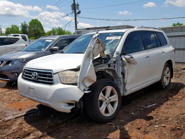 JTEES42A682031441 - 2008 TOYOTA HIGHLANDER WHITE photo 2