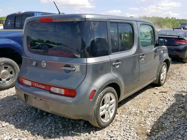 JN8AZ2KR7BT207198 - 2011 NISSAN CUBE BASE GRAY photo 4