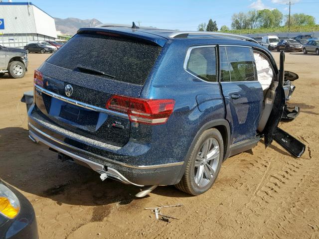 1V2NR2CA7JC553755 - 2018 VOLKSWAGEN ATLAS SEL Mavi foto 4
