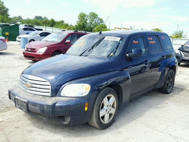 3GNBABDB7AS621461 - 2010 CHEVROLET HHR LT BLUE photo 2