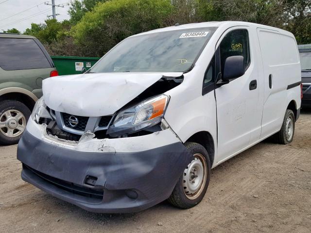 3N6CM0KN6FK703580 - 2015 NISSAN NV200 WHITE photo 2