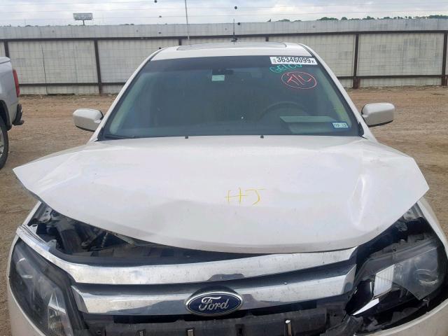 3FADP0L3XCR269359 - 2012 FORD FUSION HYB WHITE photo 7