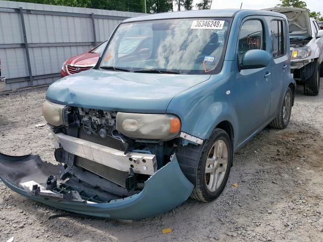 JN8AZ2KR9AT155989 - 2010 NISSAN CUBE BASE BLUE photo 2