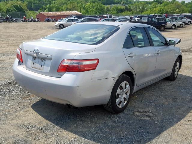 4T1BE46K47U152176 - 2007 TOYOTA CAMRY NEW SILVER photo 4