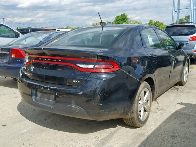 1C3CDFFA1GD803346 - 2016 DODGE DART SXT S BLACK photo 4