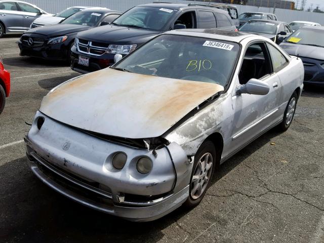 JH4DC4450VS002895 - 1997 ACURA INTEGRA LS GRAY photo 2