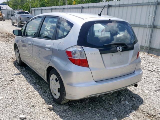 JHMGE8H37DC063001 - 2013 HONDA FIT SILVER photo 3