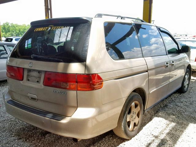 2HKRL18641H509607 - 2001 HONDA ODYSSEY EX BEIGE photo 4