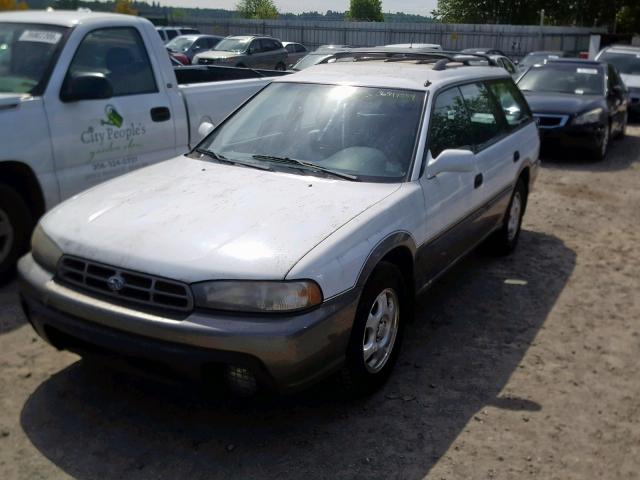 4S3BG6855T7376423 - 1996 SUBARU LEGACY OUT WHITE photo 2