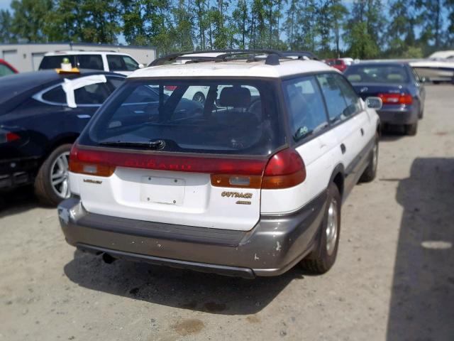 4S3BG6855T7376423 - 1996 SUBARU LEGACY OUT WHITE photo 4