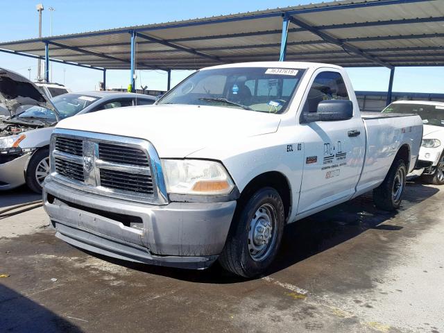 3D7LP2ET9AG186440 - 2010 DODGE RAM 2500 WHITE photo 2