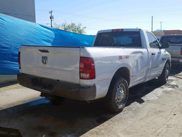 3D7LP2ET9AG186440 - 2010 DODGE RAM 2500 WHITE photo 4