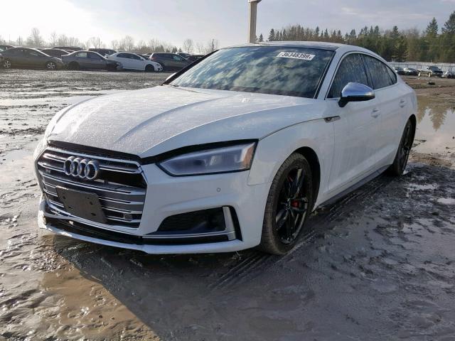 WAUC4CF51JA047083 - 2018 AUDI S5 PRESTIG WHITE photo 2