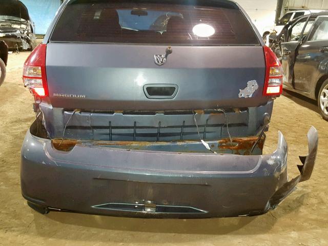 2D4FV48T35H617383 - 2005 DODGE MAGNUM SE GREEN photo 9